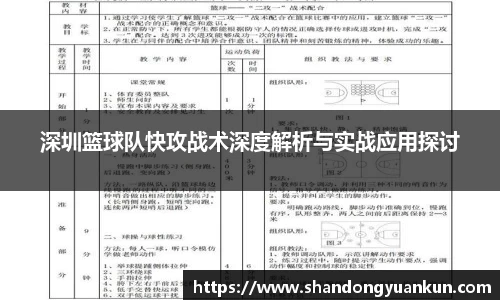 深圳篮球队快攻战术深度解析与实战应用探讨